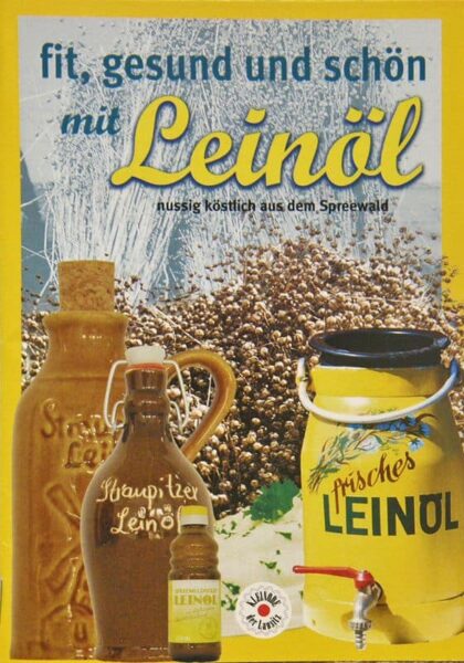 Broschüre 'Fit, Gesund Und Schön Mit Leinöl' – Wissenswertes über Leinöl