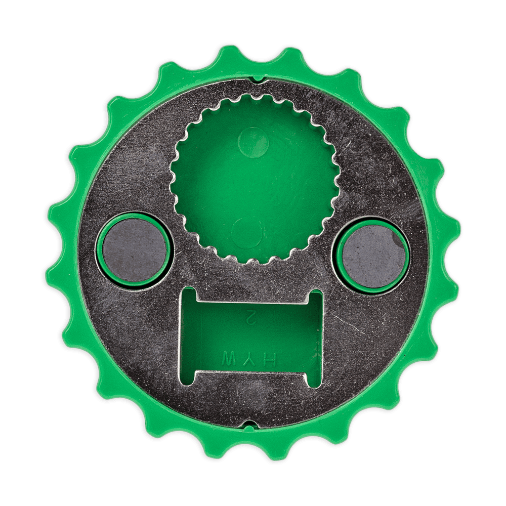 Flaschenöffner-Magnet grün – Bild 2